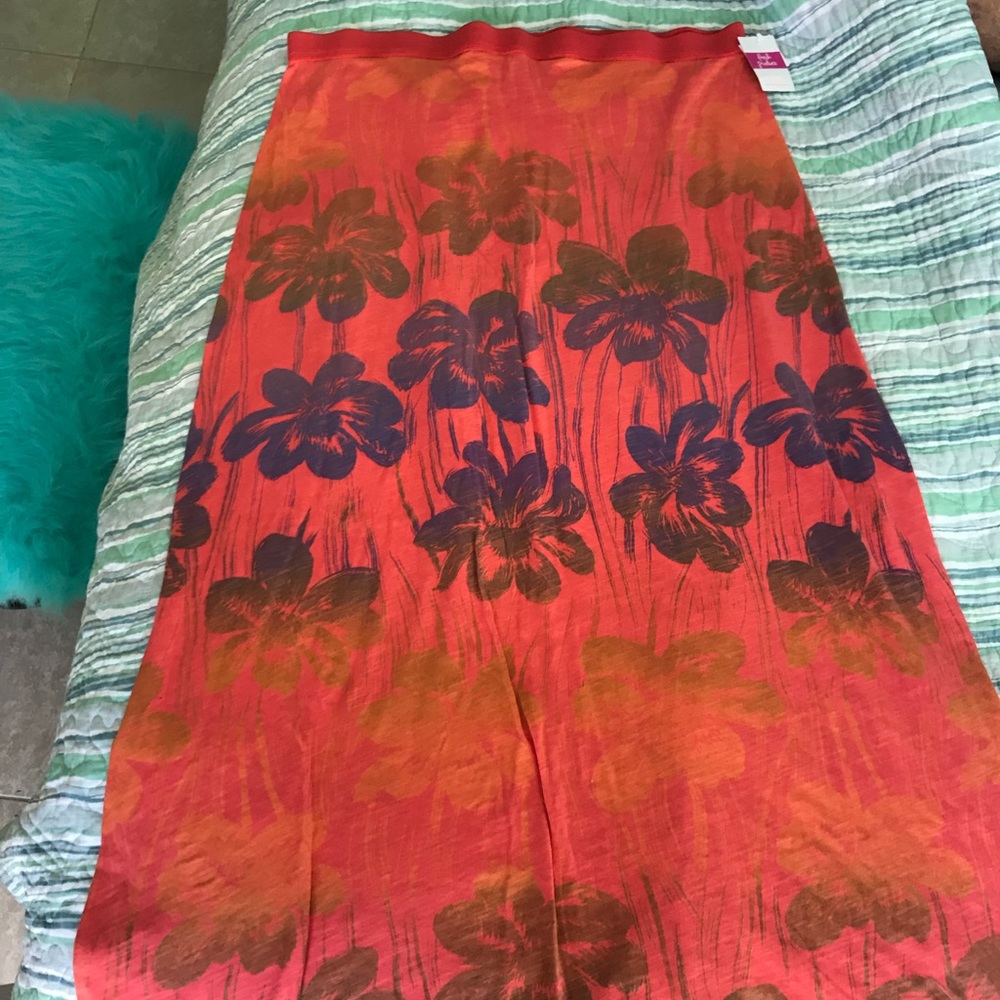 FRESH PRODUCE long skirt - multi colored